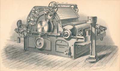 Self Stripping Carding Engine, by Dobson and Barlow Bolton by GB Smith