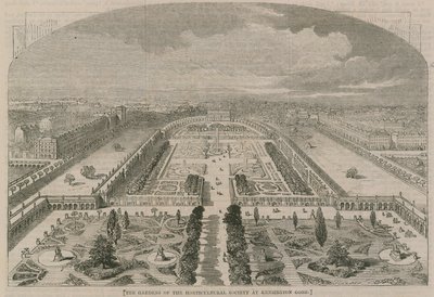 The gardens of the Horticultural Society at Kensington Gore by G.F. Sargent