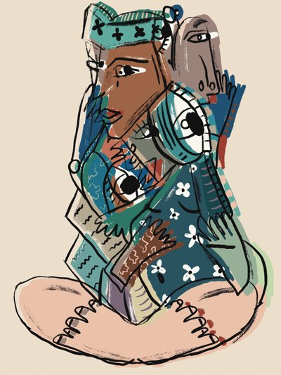 Abstract Reading Figure by GIovanna Gil Alves