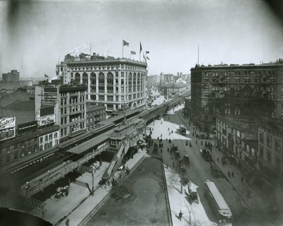 Broadway, North from 32nd Street, New York City by G.P. Hall und Sohn