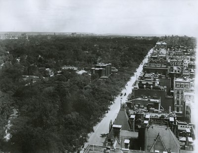 Fifth Avenue, looking north from the roof of the Metropolitan Club in 61st Street, New York City by G.P. Hall und Sohn