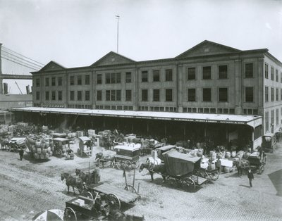Fulton Fish Market, New York City by G.P. Hall und Sohn
