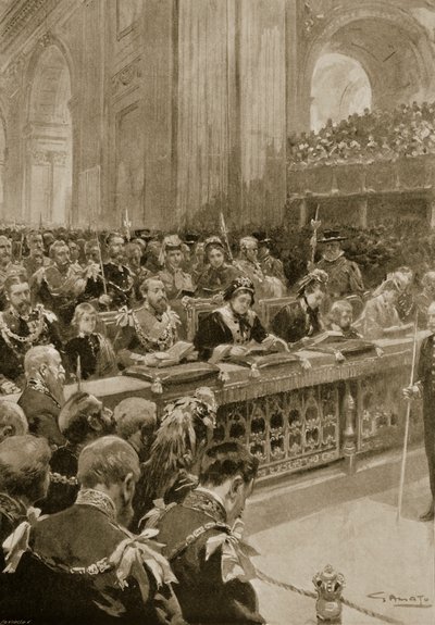 The Thanksgiving Service for the Recovery of the Prince of Wales, Held in St. Paul