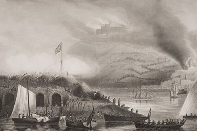 The Storming of San Sebastian, 31st August 1813, illustration from 