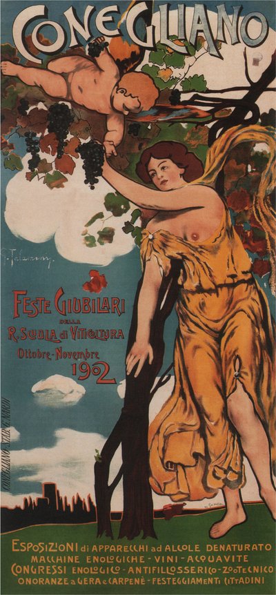 Conegliano - Jubilee Celebrations of the Royal School of Viticulture, 1902 by G. Del Colle and G. Talamini