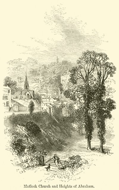 Matlock Church and Heights of Abraham by G. F. Sargent