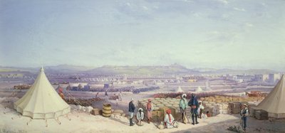 The Artillery and Cavalry Camp at San Antonio, Malta by G. Gianni