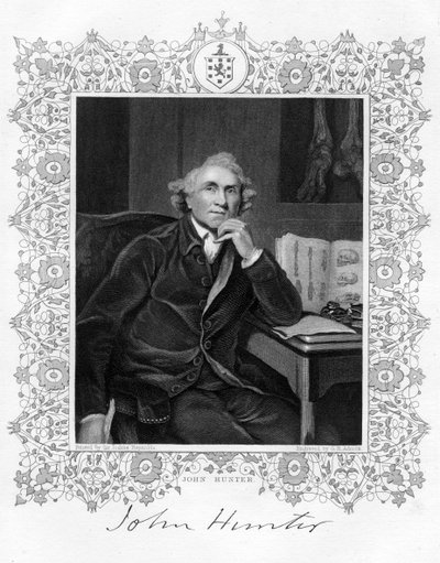 John Hunter 1728-1793, Scottish surgeon, 19th century by G. H. Adcock