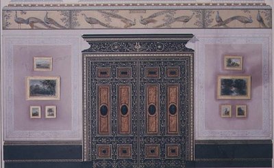 Design for the interior of No.1 Grosvenor Crescent, London by G. Hutchinson