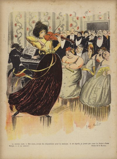 Illustration for Le Rire by G. Kadell