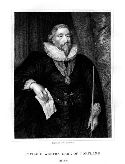 Richard Weston, 1st Earl of Portland by G. Kellaway