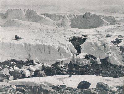 Crevassed Ice at Entrance to Priestley Glacier by G. Murray Levick