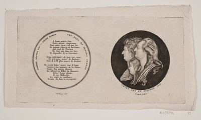 Medallion with Portraits of Louis XVI, His Queen, and Son by G. N. Angelo