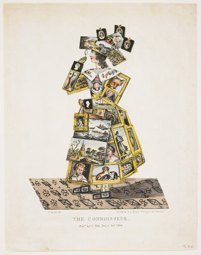 The Connoisseur, 1830 by G. Spratt