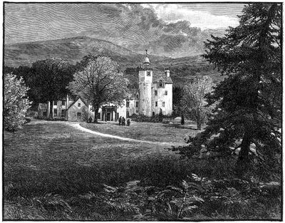 Abergeldie Castle, Aberdeenshire, Scotland, 1900 by G. W. Wilson and Company