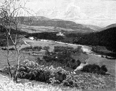 Balmoral Castle from Craig Nordie, Scotland by G. W. Wilson and Company