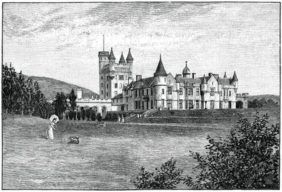 Balmoral Castle from the North-West, Aberdeenshire, Scotland by G. W. Wilson and Company