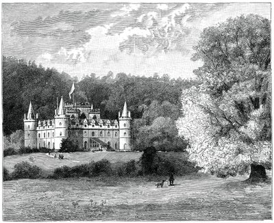 Inverary Castle, Western Scotland by G. W. Wilson and Company