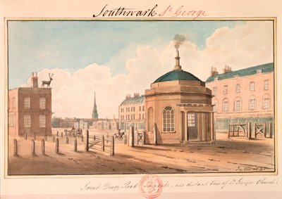 Great Dover Road Turnpike and Distant View of St George