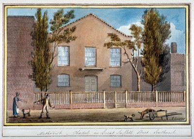 Methodist Chapel, Great Suffolk Street, Southwark, London, 1825 by G Yates