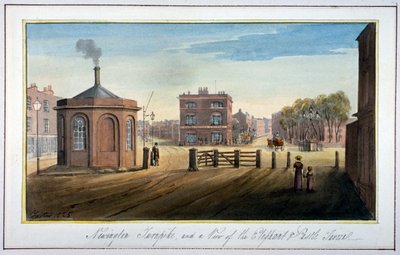 Newington Turnpike on Newington Causeway, Southwark, London by G Yates