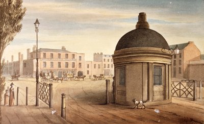 The Turnpike on New Kent Road, Southwark, London by G Yates