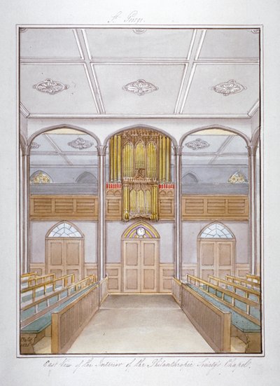 The Chapel in the Philanthropic Society Institution on London Road, Southwark, London by G Yates