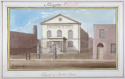 View of the Chapel in Penton Street, Southwark, London by G Yates