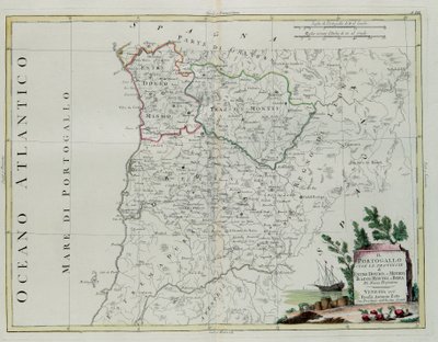 Portugal, provinces of Entre Douro, Minho, Traz-os-Montes and Beir by G. Zuliani
