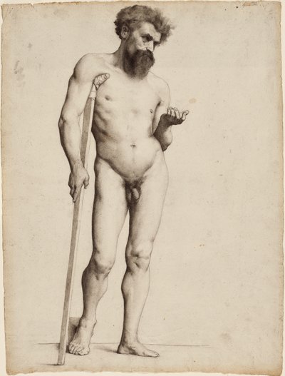 Standing Male Nude by Gabriel Ferrier