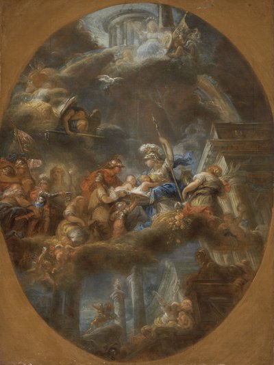 Nobility Offering the Imperial Russian Children to Minerva by Gabriel Francois Doyen