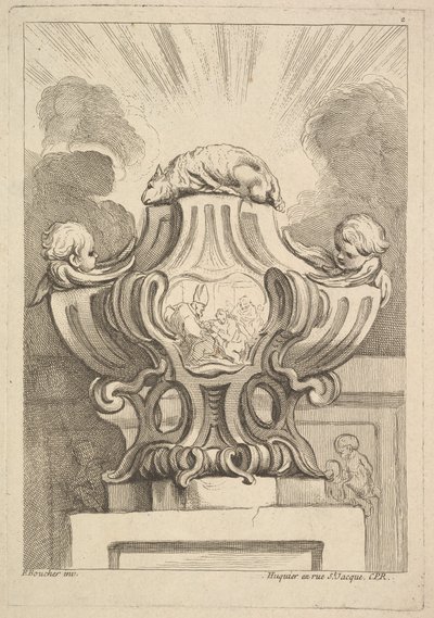 Design for an Urn by Gabriel Huquier