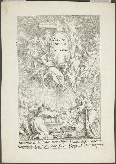 The Life of Our Lord Jesus Christ by Gabriel Huquier