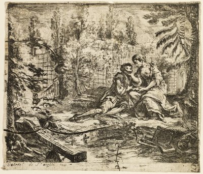 Gallant Conversation by Gabriel Jacques de Saint Aubin