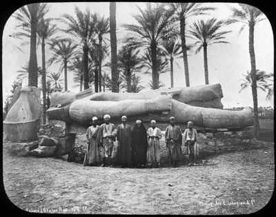 Fallen Colossal Statue of Rameses the Great, Memphis, Egypt, c1890 by Gabriel Lekegian