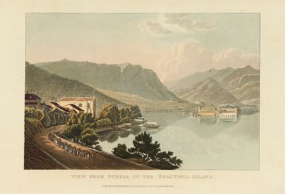View from Stresa of Isola Bella, Lago Maggiore, before 1820 by Gabriel Ludwig Lory