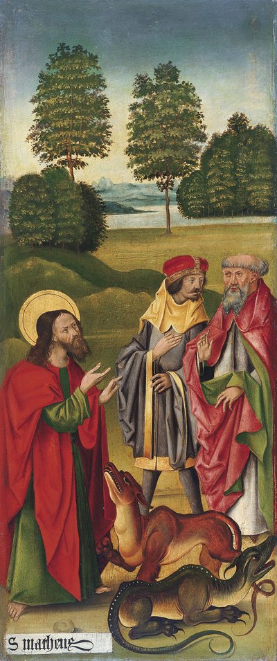 The Miracle of Saint Matthew taming the Dragons, 1478 by Gabriel Mälesskircher