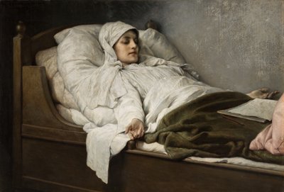 The Seeress of Prevorst in High Sleep, 1892 by Gabriel Max
