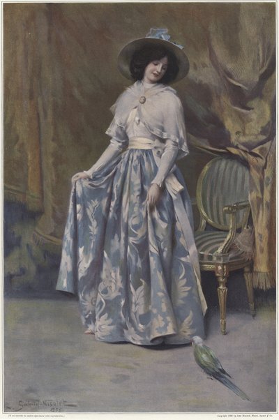 Portrait in Blue by Gabriel Nicolet