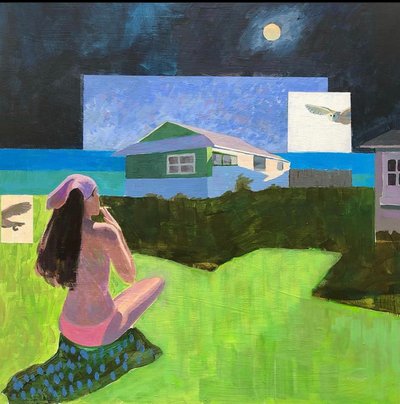 Night Cig With Night Owl by Gabriel Palma