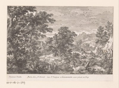 Landscape with Christ Speaking to Disciples by Gabriel Perelle