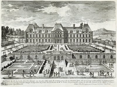 View of the castle of Meudon - by Perelle, late 17th century by Gabriel Perelle