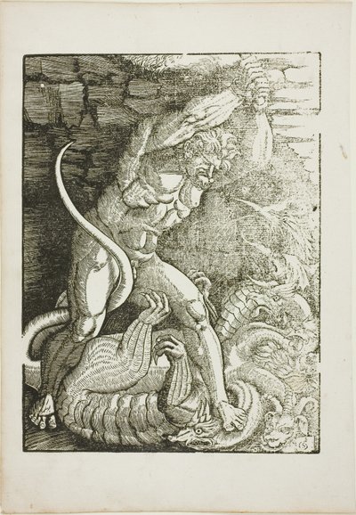 Hercules Killing the Lernean Hydra, from Scenes from the Life of Hercules by Gabriel Salmon