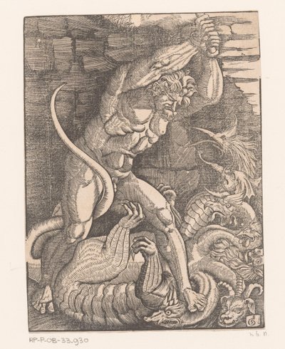 Hercules Kills the Hydra of Lerna by Gabriel Salmon