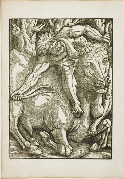 The Labors of Hercules: Hercules Capturing the Cretan Bull by Gabriel Salmon