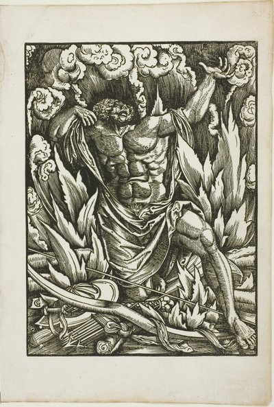 The Labors of Hercules: Hercules on the Pyre by Gabriel Salmon