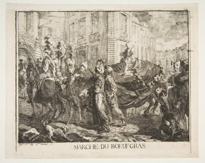 Fat Ox Market by Gabriel de Saint Aubin