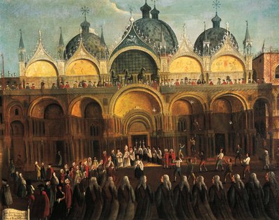 Easter Proceedings in San Marco by Gabriele Bella