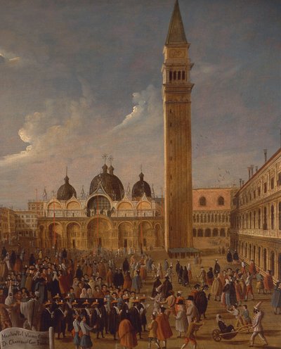Carnival on San Marco Square (close-up) by Gabriele Bella
