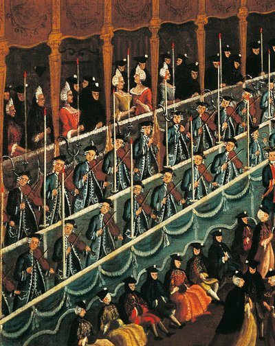 Meal at San Benedetto Theatre in Honour of Dukes of North, Close-up by Gabriele Bella